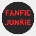 Fanfic Junkie Stickers
