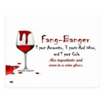 Fang-Banger Drink Recipe Post Cards