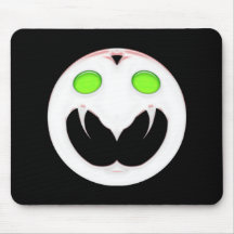 Fang Face Smiley Mousepad