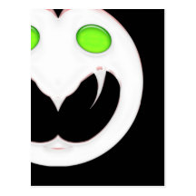 Fang Face Smiley Post Card