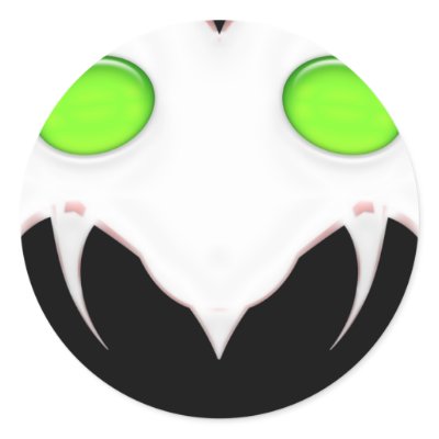 Fang Face Smiley by JaZilla