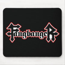 Fangbanger Vampire Halloween Mouse Pads