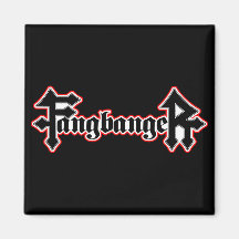 Fangbanger Vampire Halloween Refrigerator Magnet