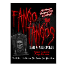 Fango Tangos Vampire Nightclub Postcards