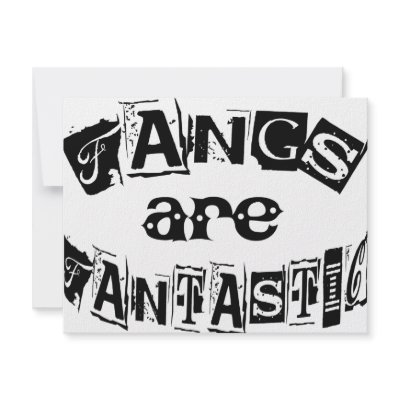 Fangs Are Fantastic Personalized Invitations by shabbysneakers