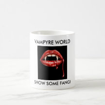 Fangs, SHOW SOME FANG!, VAMPYRE WORLD Mug