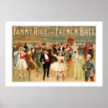 Fanny Rice at the French Ball Poster
