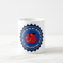 Fantastic Boxing Shield Coffee Mugs