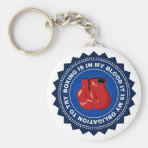 Fantastic Boxing Shield Keychain
