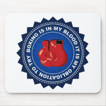 Fantastic Boxing Shield Mouse Pad