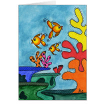 Fantastic Colour Fish Card