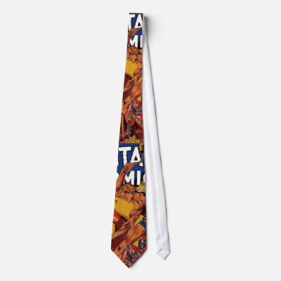 Fantastic Comics 3 Neck Ties by BIFFBANGPOW