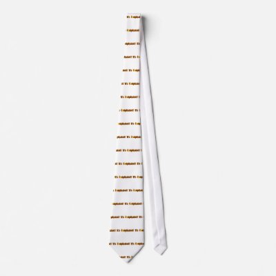 Fantastic Contraption: It's Complicated Neck Tie by Sparkworkz