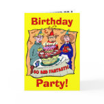 fantastic Fifty 50th Birthday Party Invitations cards