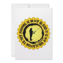 Fantastic Fishing Seal Personalized Invites