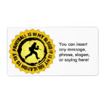 Fantastic Paintball Seal Shipping Label