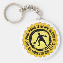 Fantastic Ping Pong Seal Keychain