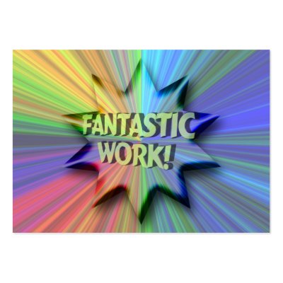 Fantastic Work ACEO Trading Card by Firecrackinmama