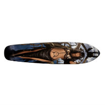 fantasy art designs custom skateboard