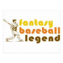 FANTASY-BASEBALL-LEGEND CARTE POSTALE