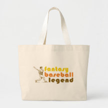 FANTASY-BASEBALL-LEGEND TOTE BAGS