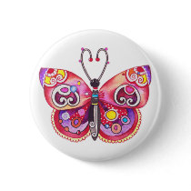 Fantasy Butterfly Button