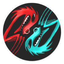 Fantasy dragon sticker
