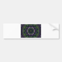 Fantasy Flower Glow Bumper Sticker
