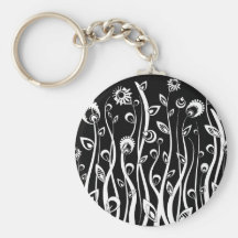 fantasy flowers keychains