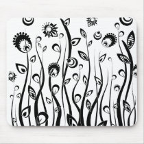 fantasy flowers mouse pad