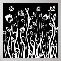 fantasy flowers print