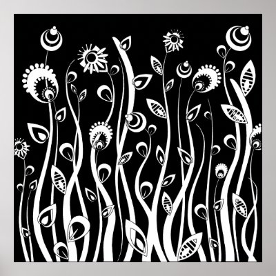 fantasy flowers print by VioDeBlack