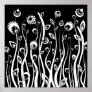 fantasy flowers print