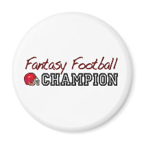 Fantasy Football Champion Fridge Magnets