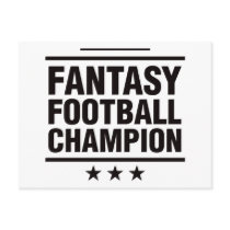 Fantasy Football Champion!