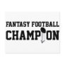 Fantasy Football Champion Postcard