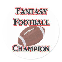 Fantasy Football Champion Stickers