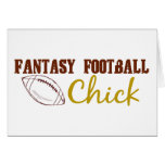 Fantasy Football Chick Card