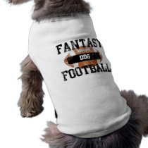 Fantasy Football Dog Doggie Tee Shirt