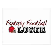 Fantasy Football Loser Post Card