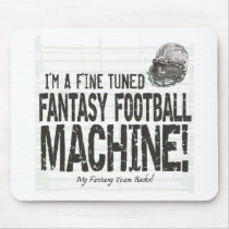 Fantasy Football Machine Gear Mouse Pad