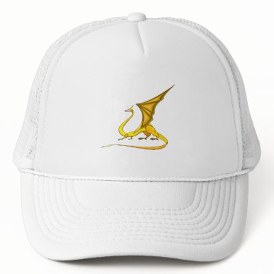 Fantasy Golden Dragon Hat by dragons_lair