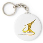 Fantasy Golden Dragon Key Chain