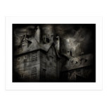 Fantasy - Haunted - It was a dark and stormy night Post Cards
