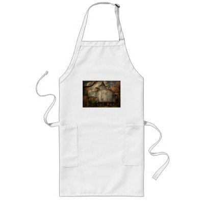 Fantasy - Haunted - The Caretakers House Aprons by suburbanscenes