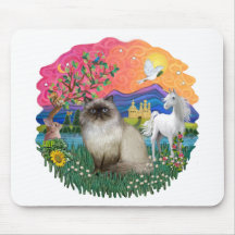 Fantasy Land (ff) - Himilayan Cat Mouse Pad