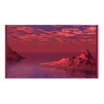 Fantasy Landscape - Mountains at Dawn Business Card Templates