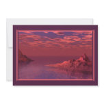Fantasy Landscape - Mountains at Dawn invitations