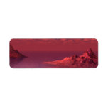 Fantasy Landscape - Mountains at Dawn Return Address Labels