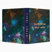 Fantasy Outer Space Notebook? Avery Binder